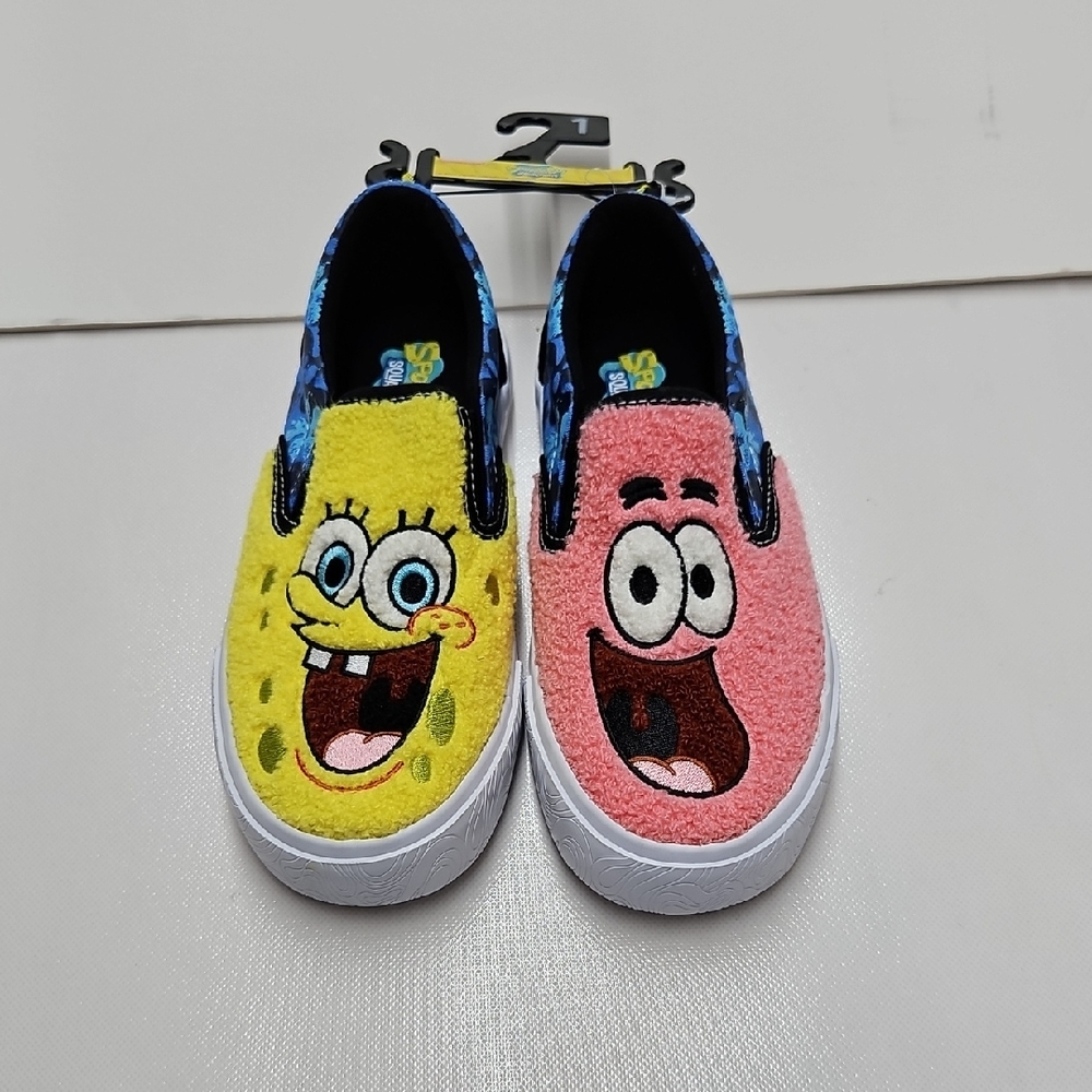 SpongeBob  Kids Slip-On Shoes - Yellow and Pink